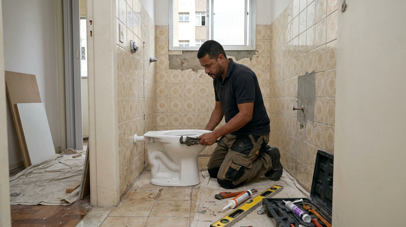Reforço de vedação sanitária em Montes Claros-MG